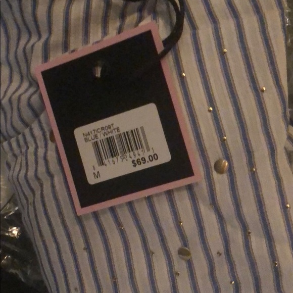 Tie front striped shirt - Picture 2 of 3
